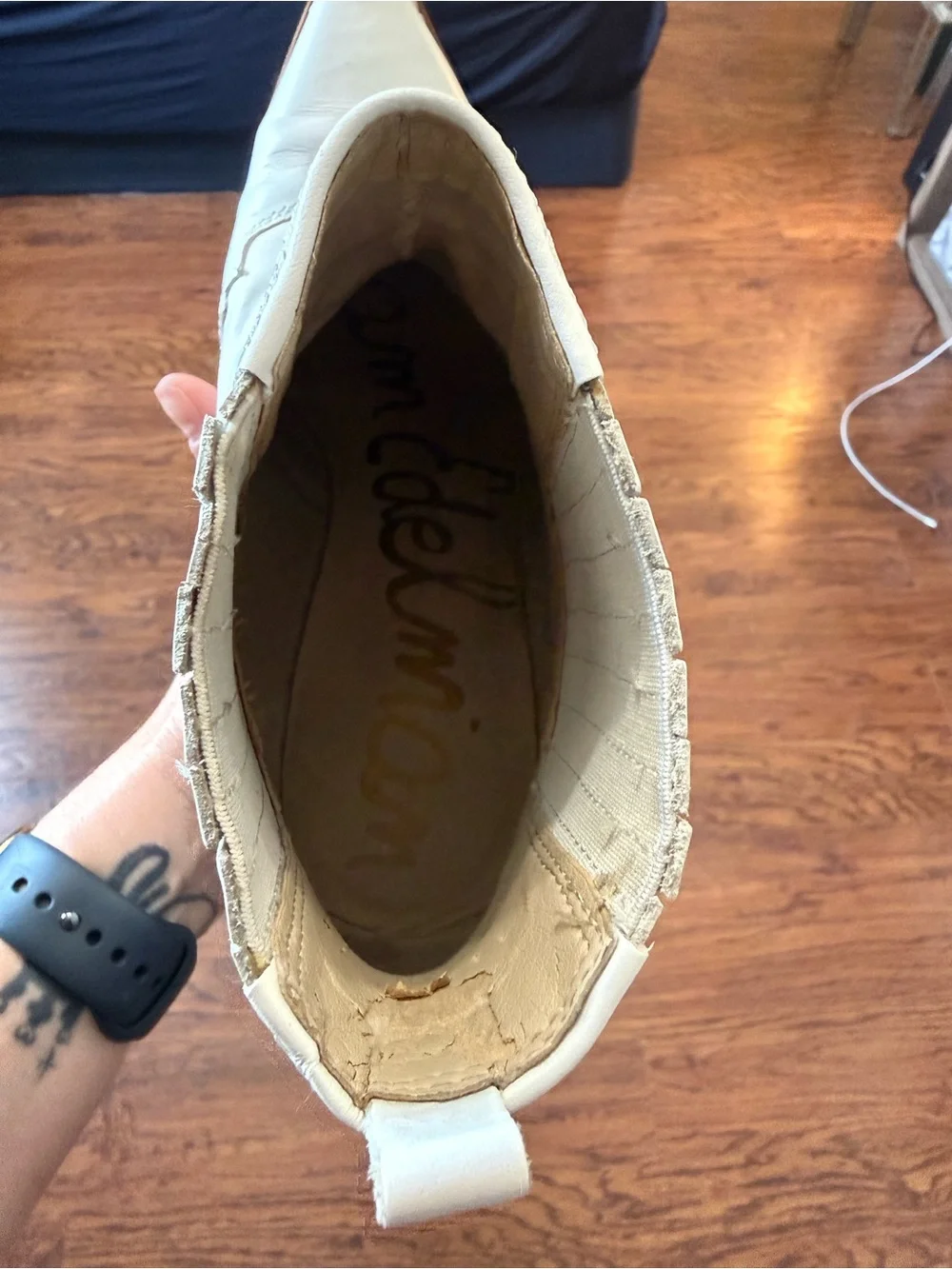 Sam Edelman white western